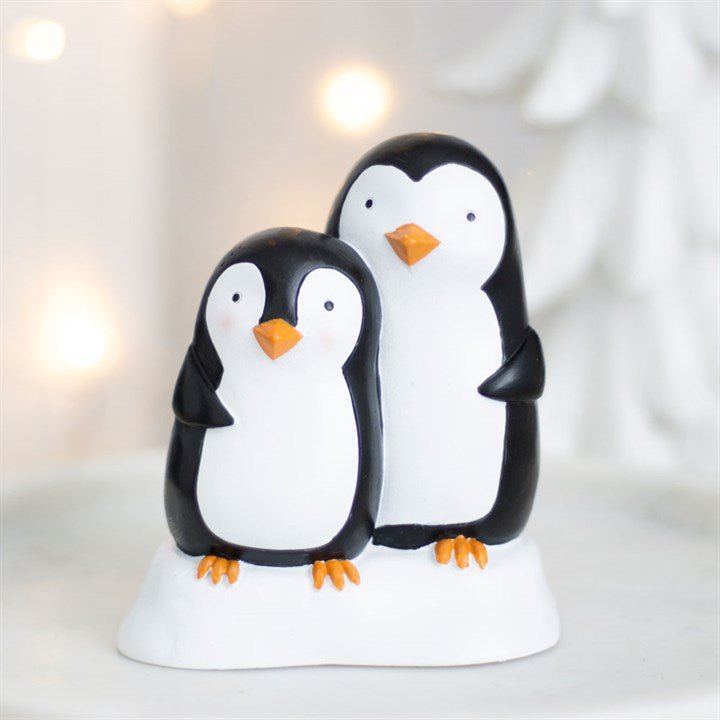 Snuggle Season Resin Penguin Ornament - Scents & Gifts UK