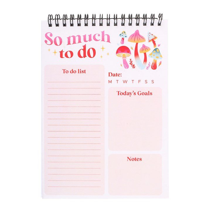 So Much To Do Mushroom List Pad - Scents & Gifts UK