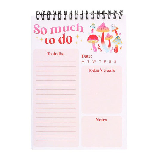 So Much To Do Mushroom List Pad - Scents & Gifts UK