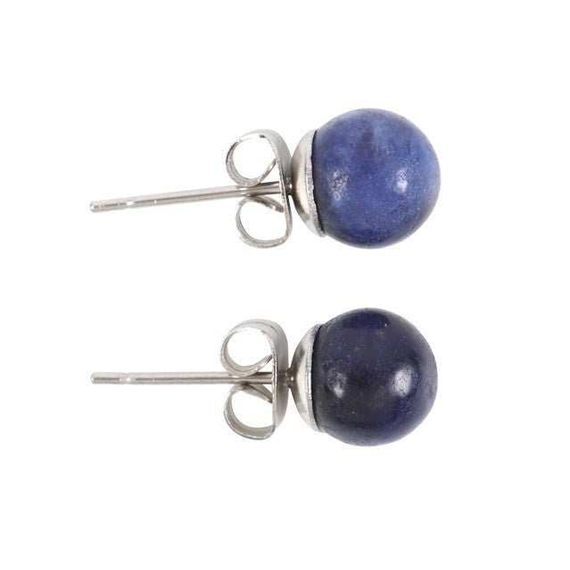 Sodalite Semi Precious Crystal Earrings - Scents & Gifts UK