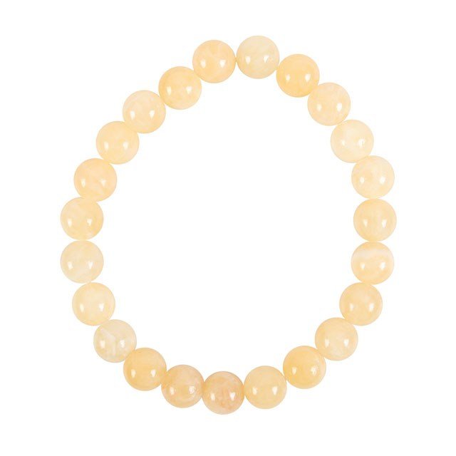 Solar Plexus Chakra Yellow Jade Gemstone Bracelet - Scents & Gifts UK