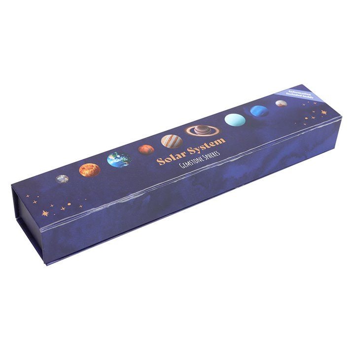 Solar System Gemstone Crystal Sphere Set - Scents & Gifts UK