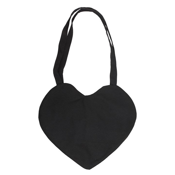 Spiderweb Heart Satin Tote Bag - Scents & Gifts UK