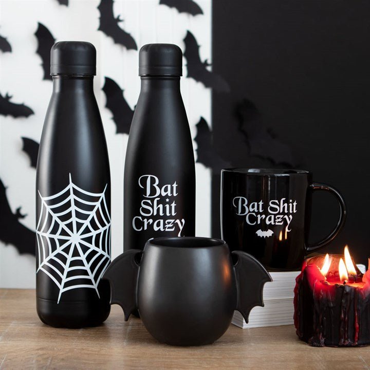 Spiderweb Metal Water Bottle - Scents & Gifts UK