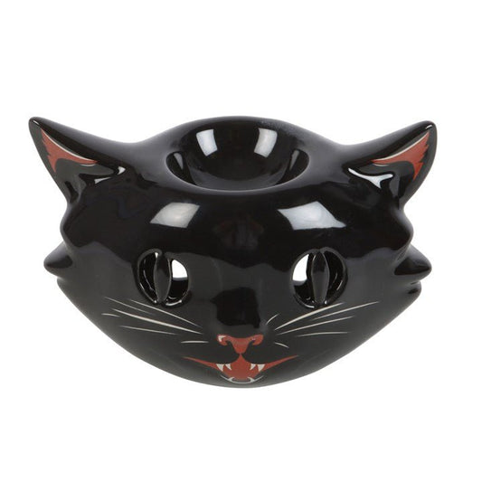 Spooky Black Cat Oil Burner - Scents & Gifts UK