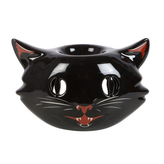 Spooky Black Cat Oil Burner - Scents & Gifts UK