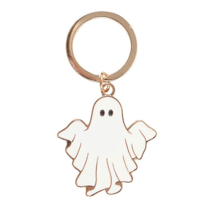 Spooky Season Groovy Ghost Keyring - Scents & Gifts UK