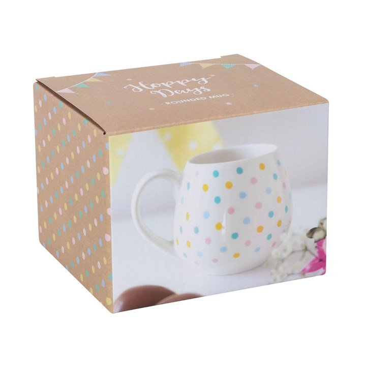 Spotted Rounded Mug - Scents & Gifts UK