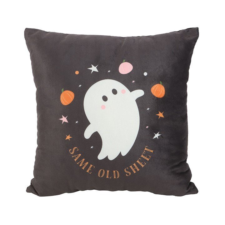 Square Same Old Sheet Ghost Cushion - Scents & Gifts UK
