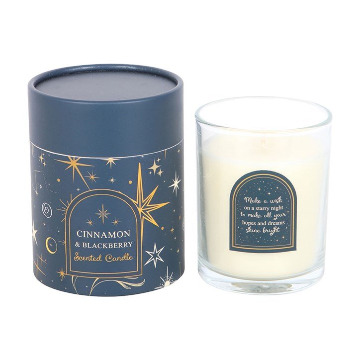 Starry Night Cinnamon & Blackberry Candle - Scents & Gifts UK