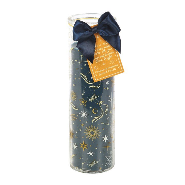 Starry Night Cinnamon & Blackberry Tube Candle - Scents & Gifts UK