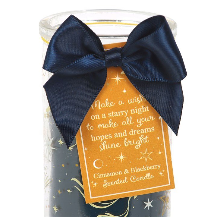 Starry Night Cinnamon & Blackberry Tube Candle - Scents & Gifts UK