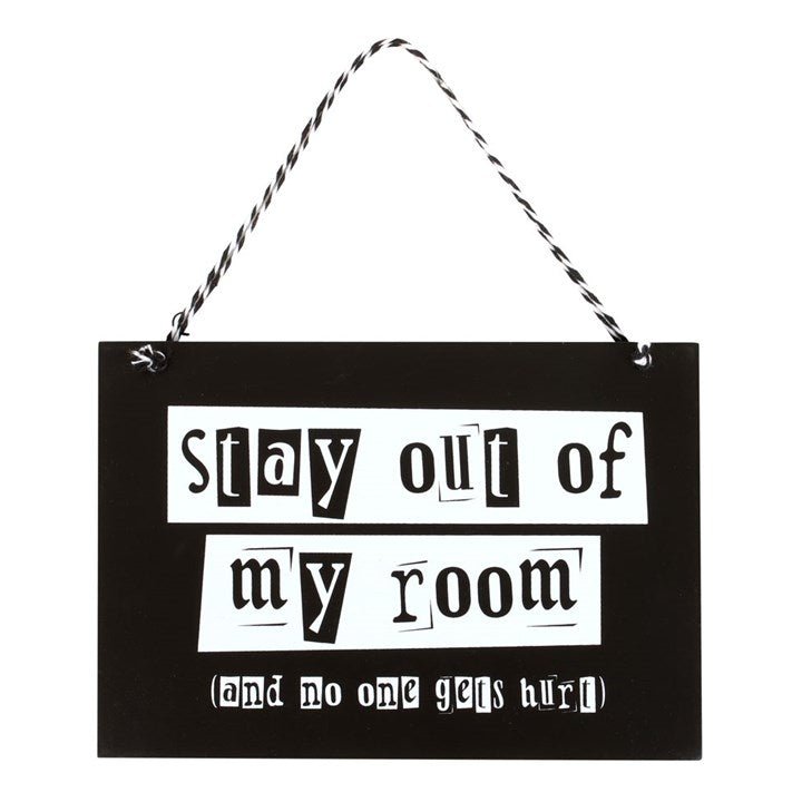 Stay Out of My Room Hanging Sign - Scents & Gifts UK
