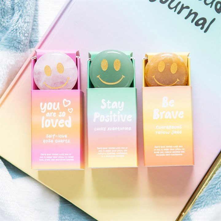 Stay Positive Aventurine Happy Face Crystal - Scents & Gifts UK