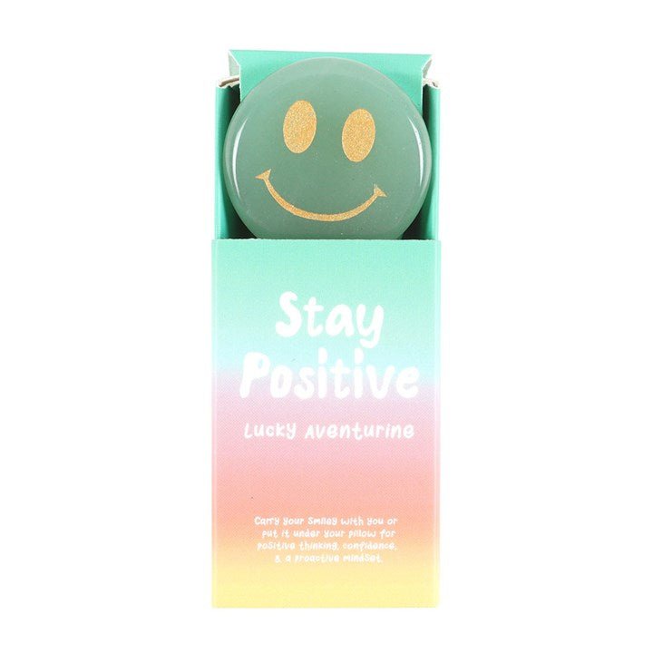 Stay Positive Aventurine Happy Face Crystal - Scents & Gifts UK