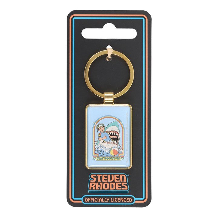 Stay Positive Keyring by Steven Rhodes - Scents & Gifts UK