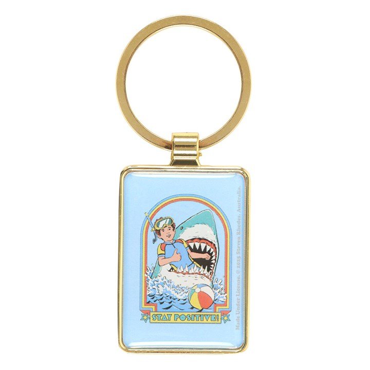 Stay Positive Keyring by Steven Rhodes - Scents & Gifts UK