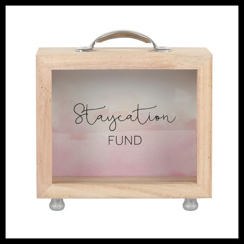 Staycation Fund Money Box - Scents & Gifts UK