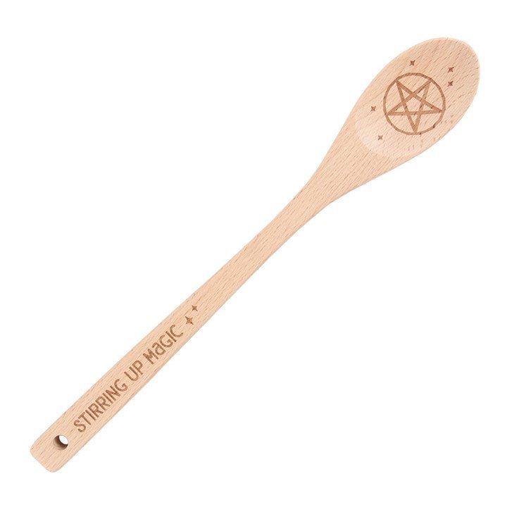 Stirring Up Magic Wooden Pentagram Spoon - Scents & Gifts UK