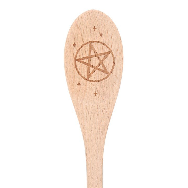 Stirring Up Magic Wooden Pentagram Spoon - Scents & Gifts UK
