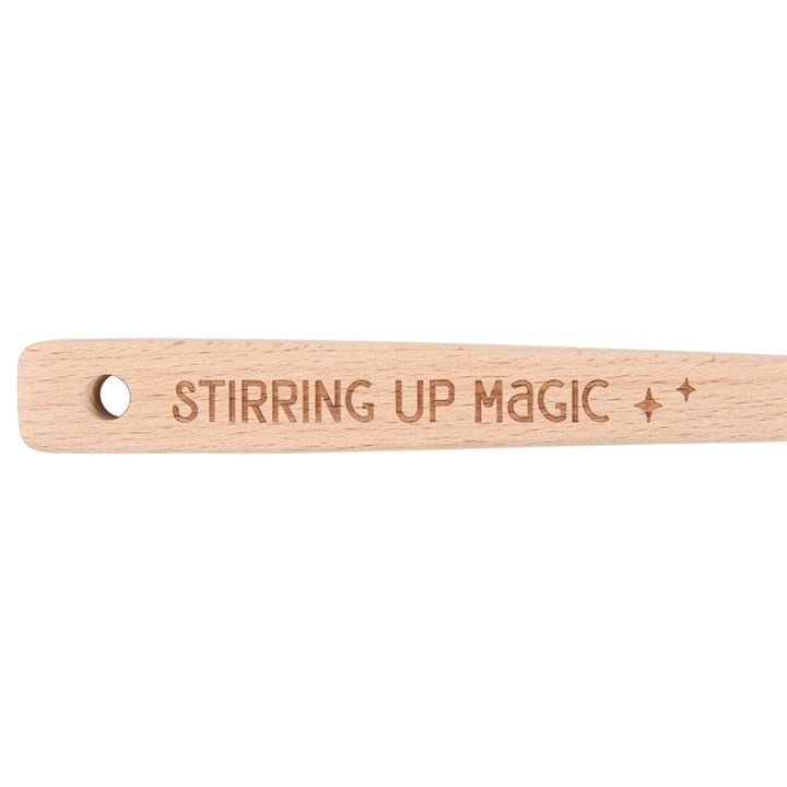 Stirring Up Magic Wooden Pentagram Spoon - Scents & Gifts UK
