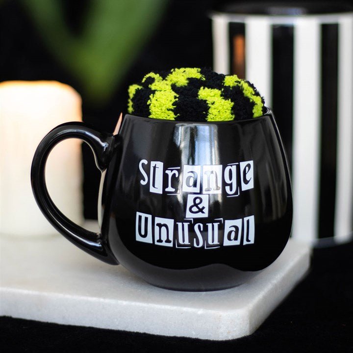 Strange & Unusual Mug and Socks Set - Scents & Gifts UK