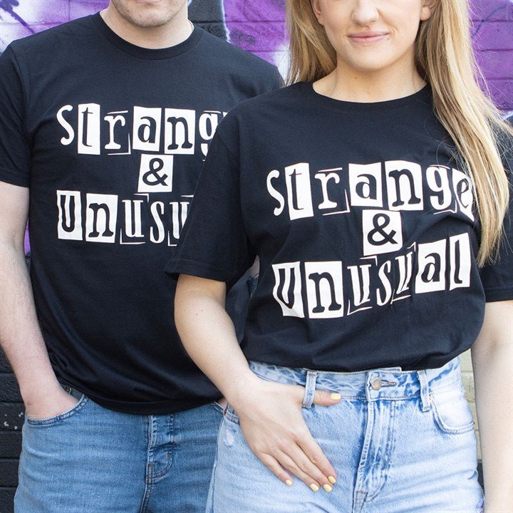 Strange & Unusual Unisex T-shirt Size S - Scents & Gifts UK