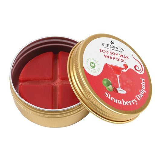Strawberry Daiquiri Soy Wax Snap Disc - Scents & Gifts UK