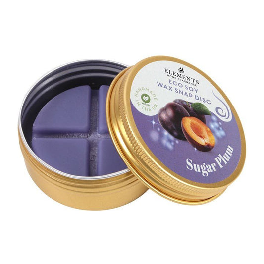 Sugar Plum Soy Wax Snap Disc - Scents & Gifts UK