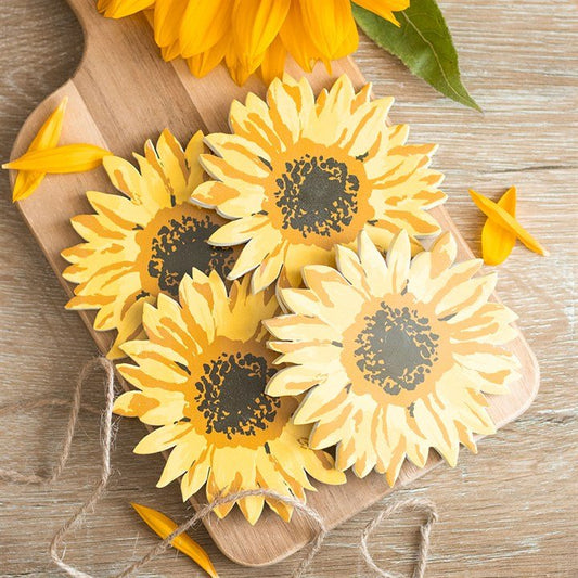 Sunflower Coaster Set - Scents & Gifts UK