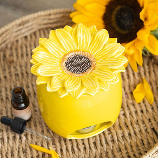 Sunflower Oil Burner and Wax Warmer - Scents & Gifts UK