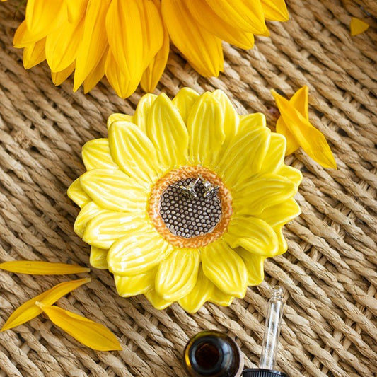 Sunflower Trinket Dish - Scents & Gifts UK