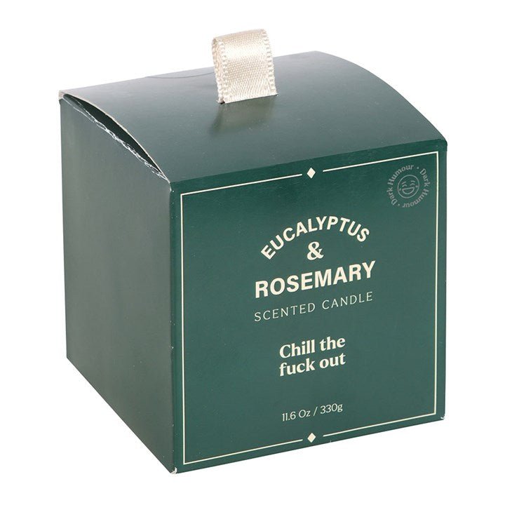 Sweary Chill Out Eucalyptus & Rosemary Candle - Scents & Gifts UK