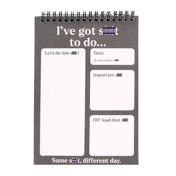 Sweary List Pad - Scents & Gifts UK