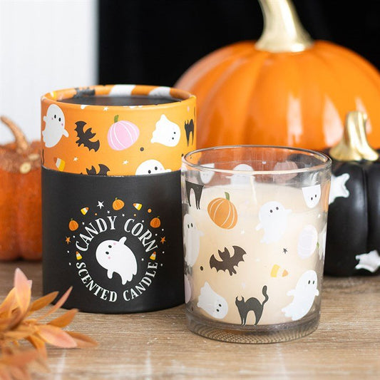 Sweet and Spooky Candy Corn Candle - Scents & Gifts UK