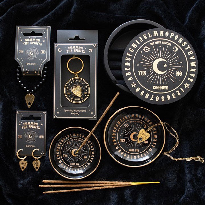 Talking Board Planchette Beaded Charm Bracelet - Scents & Gifts UK