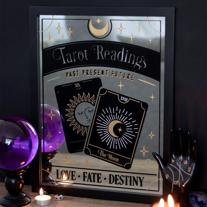 Tarot Readings Mirrored Wall Hanging - Scents & Gifts UK