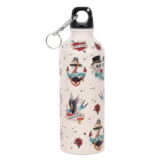 Tattoo Metal Water Bottle - Scents & Gifts UK