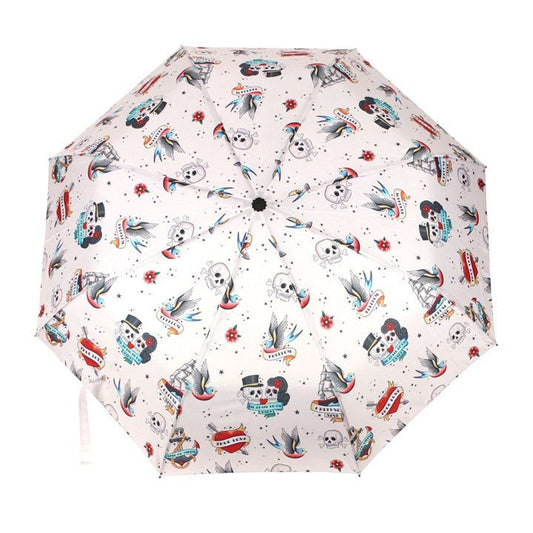 Tattoo Print Travel Umbrella - Scents & Gifts UK