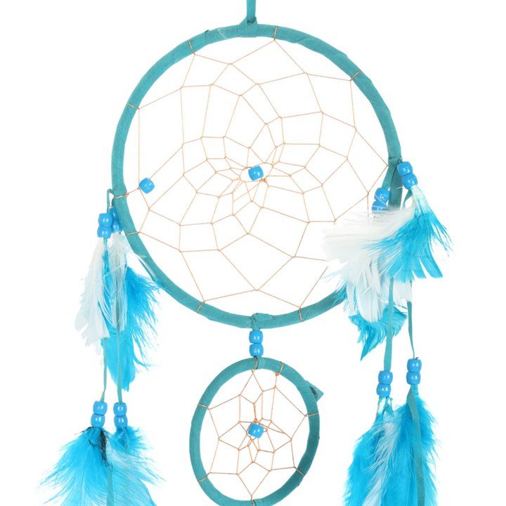 Teal Double Dreamcatcher with Tassels - Scents & Gifts UK