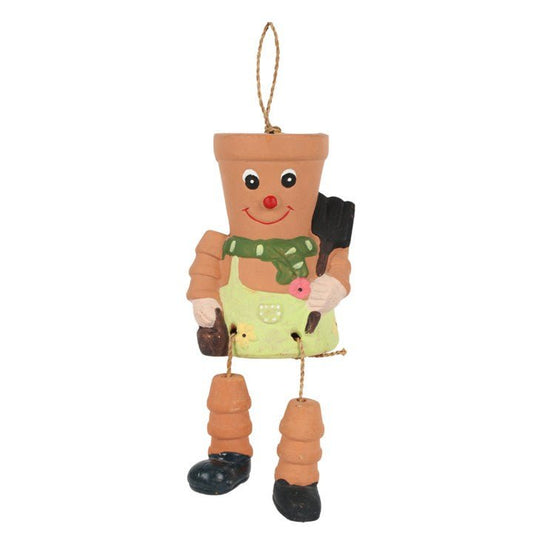 Terracotta Pot Man Planter - Scents & Gifts UK