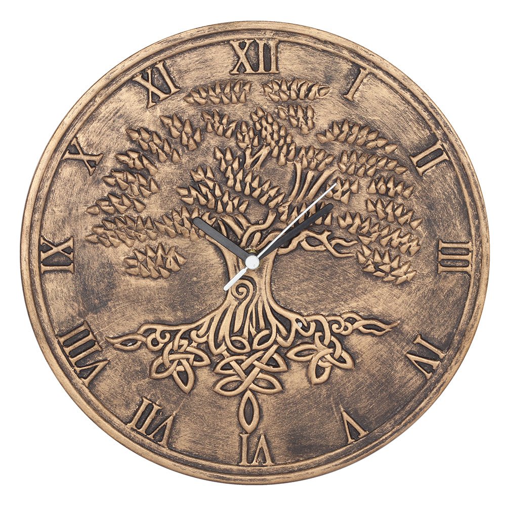 Terracotta Tree of Life Clock by Lisa Parker - Scents & Gifts UK