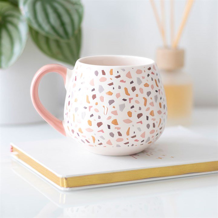Terrazzo Print Rounded Mug - Scents & Gifts UK