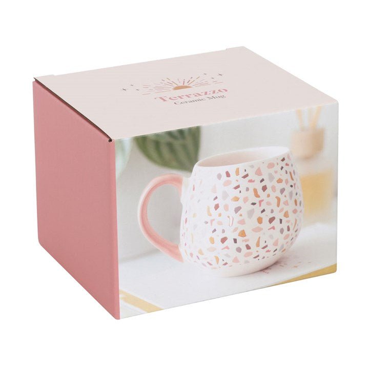 Terrazzo Print Rounded Mug - Scents & Gifts UK