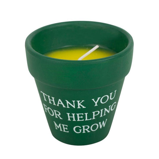Thank You for Helping Me Grow Citronella Candle - Scents & Gifts UK