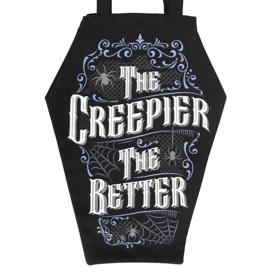 The Creepier the Better Coffin Shaped Tote Bag - Scents & Gifts UK