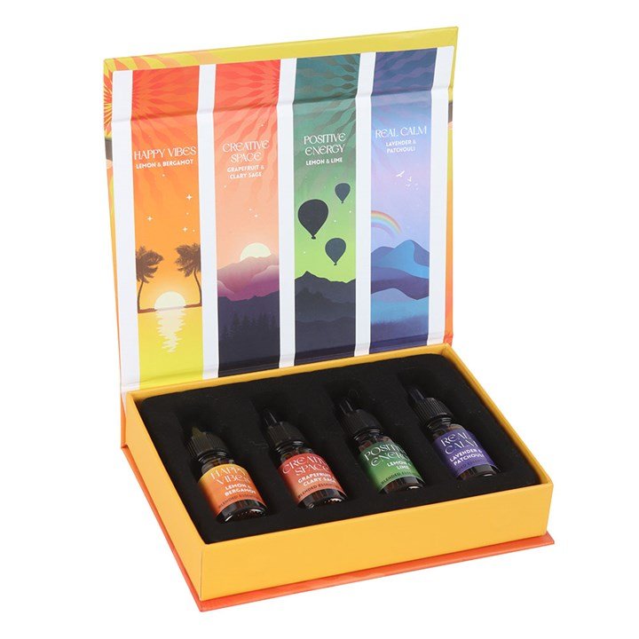 The Happy Collection Blended Essential Oil Set - Scents & Gifts UK