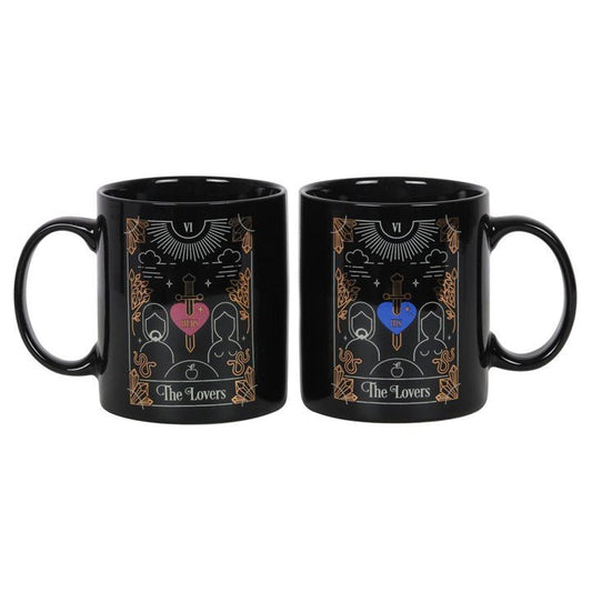 The Lovers Tarot Couples Mug Set - Scents & Gifts UK
