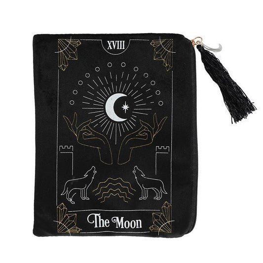 The Moon Tarot Card Zippered Bag - Scents & Gifts UK