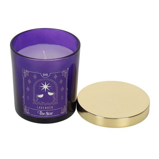The Star Lavender Tarot Candle - Scents & Gifts UK